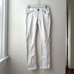 Free People White Skinny Jeans